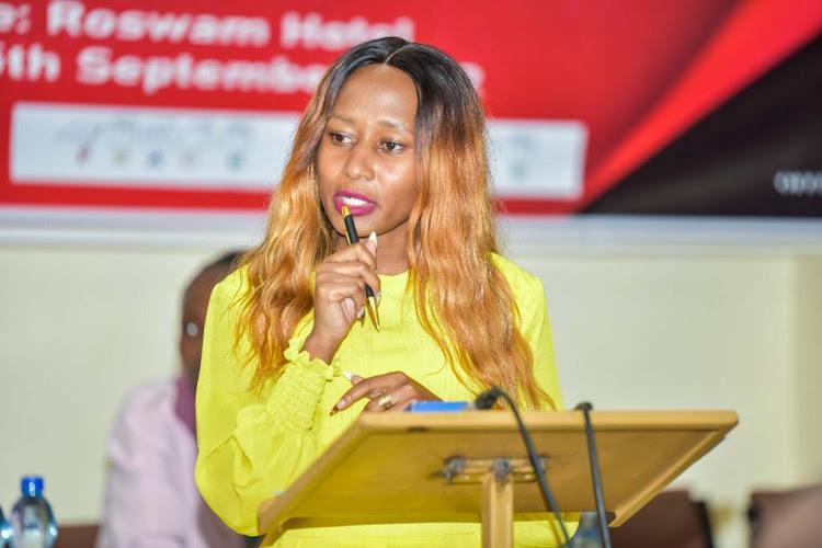 File image of Kirinyaga Women Rep Jane Njeri Maina.